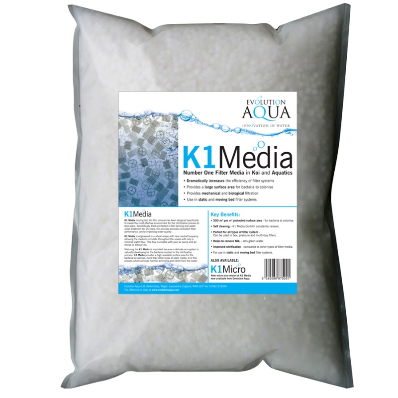 K1 Media 50l for effective water filtration